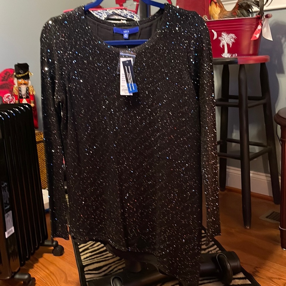 Apt 9 black sweater.  Never worn